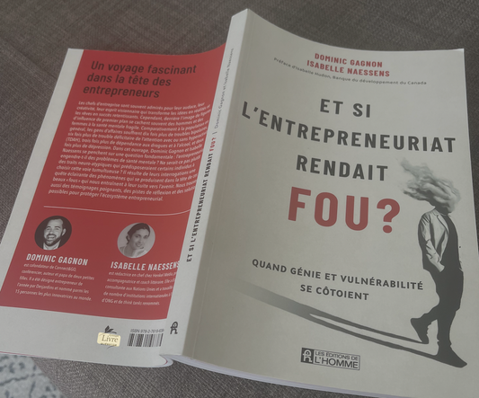 Le livre "Et si l’entrepreneuriat rendait fou ?"