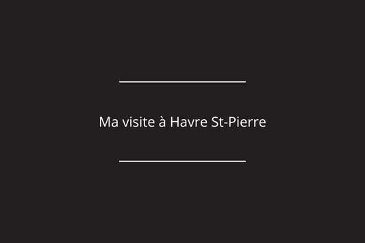 Ma visite à Havre St-Pierre